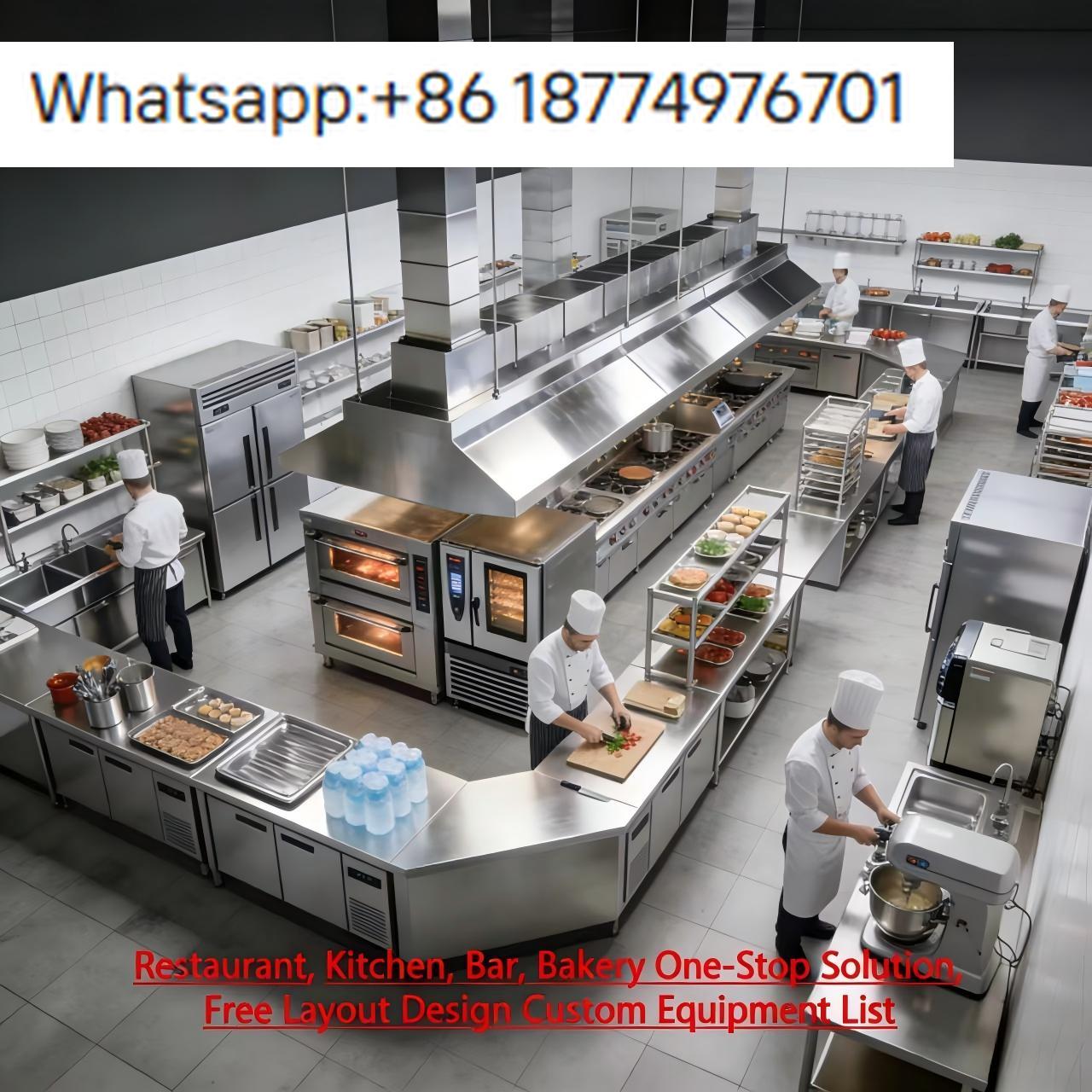 Commercial Kitchen Layouts - Ensemble d'équipements de restauration rapide KFC,