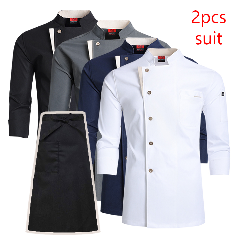 Commercial Kitchen Services - Veste et tablier de cuisinier de