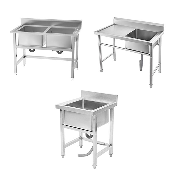 Commercial Kitchen Bench - Éviers de cuisine professionnels en acier
