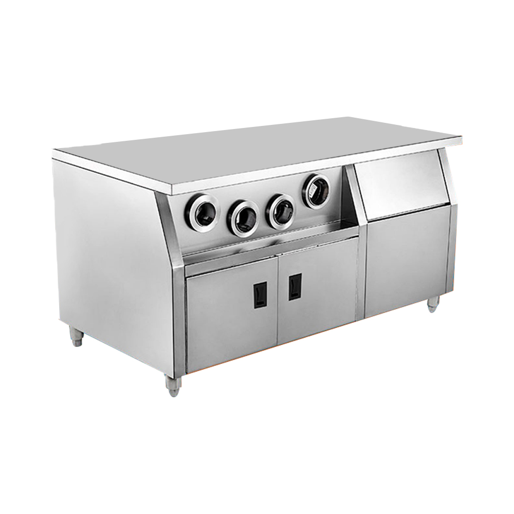 Commercial Kitchen Bench - Distributeur de tasses d'îlot de centre