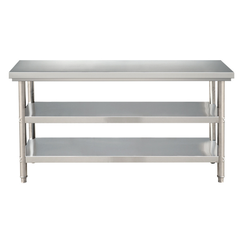 Commercial Kitchen Bench - Table de travail double couche en