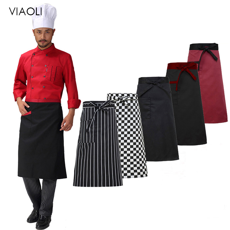 Commercial Kitchen Services - Tablier de Cuisine à Carreaux Rayés,