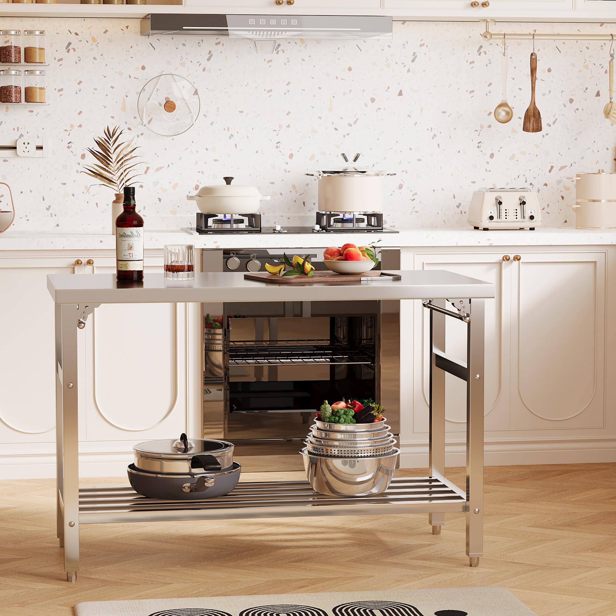 Table de préparation et de tra - Commercial Kitchen Bench avis et prix