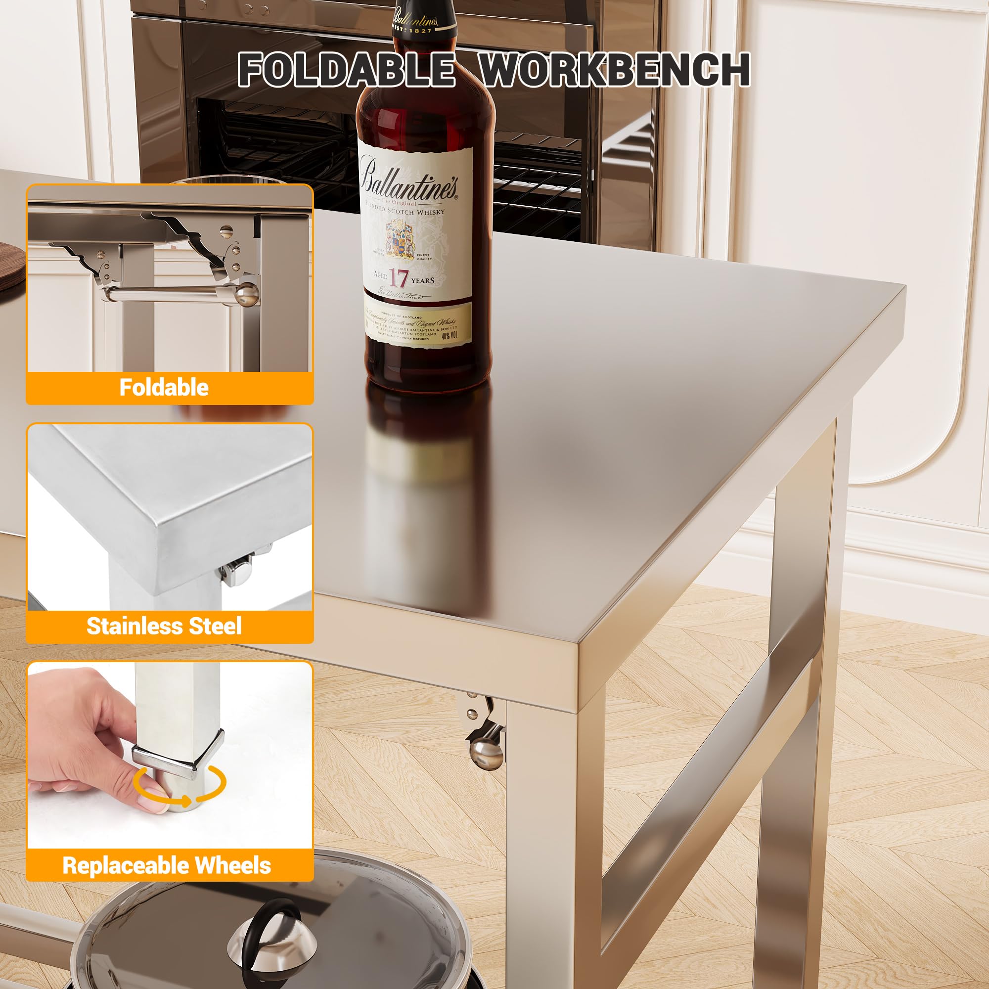 Table de préparation et de tra - Commercial Kitchen Bench avis et prix