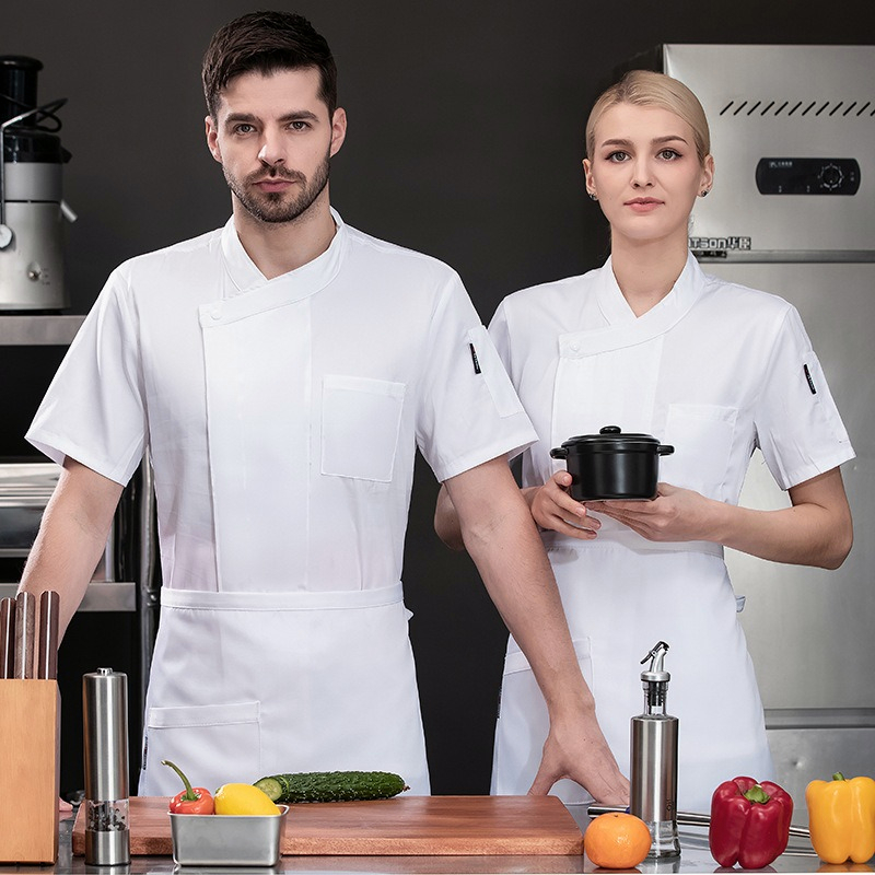 Veste de Chef à manches courte - Commercial Kitchen Services avis et prix