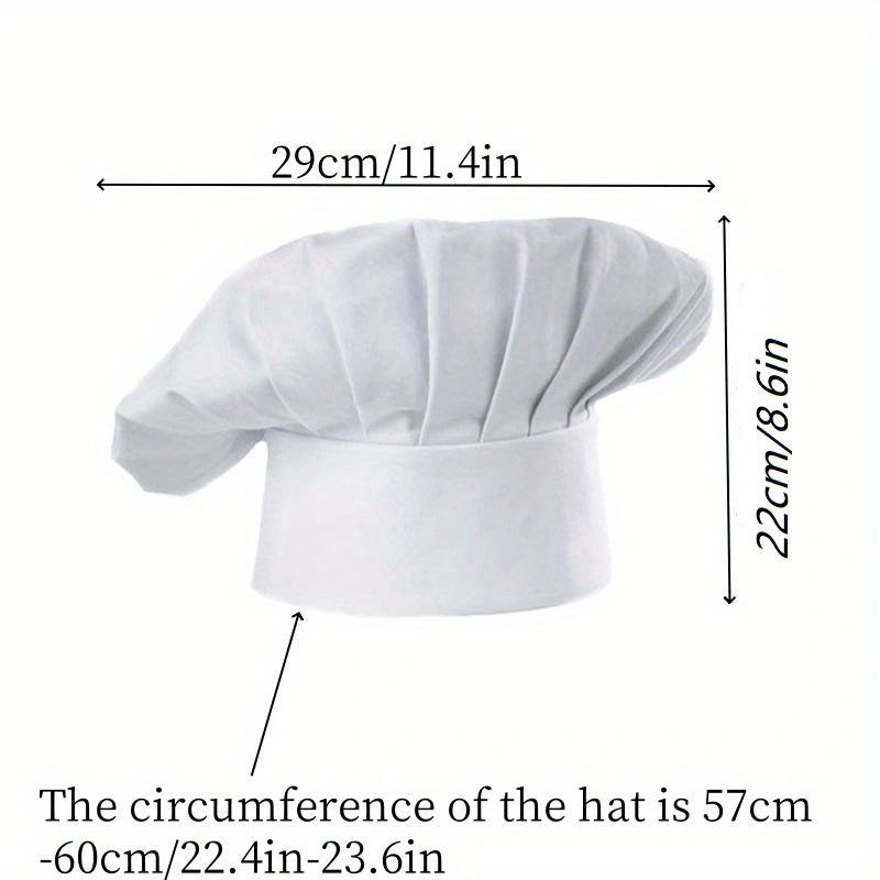 Lot de 3 toques de chef réglab - Commercial Kitchen Services avis et prix