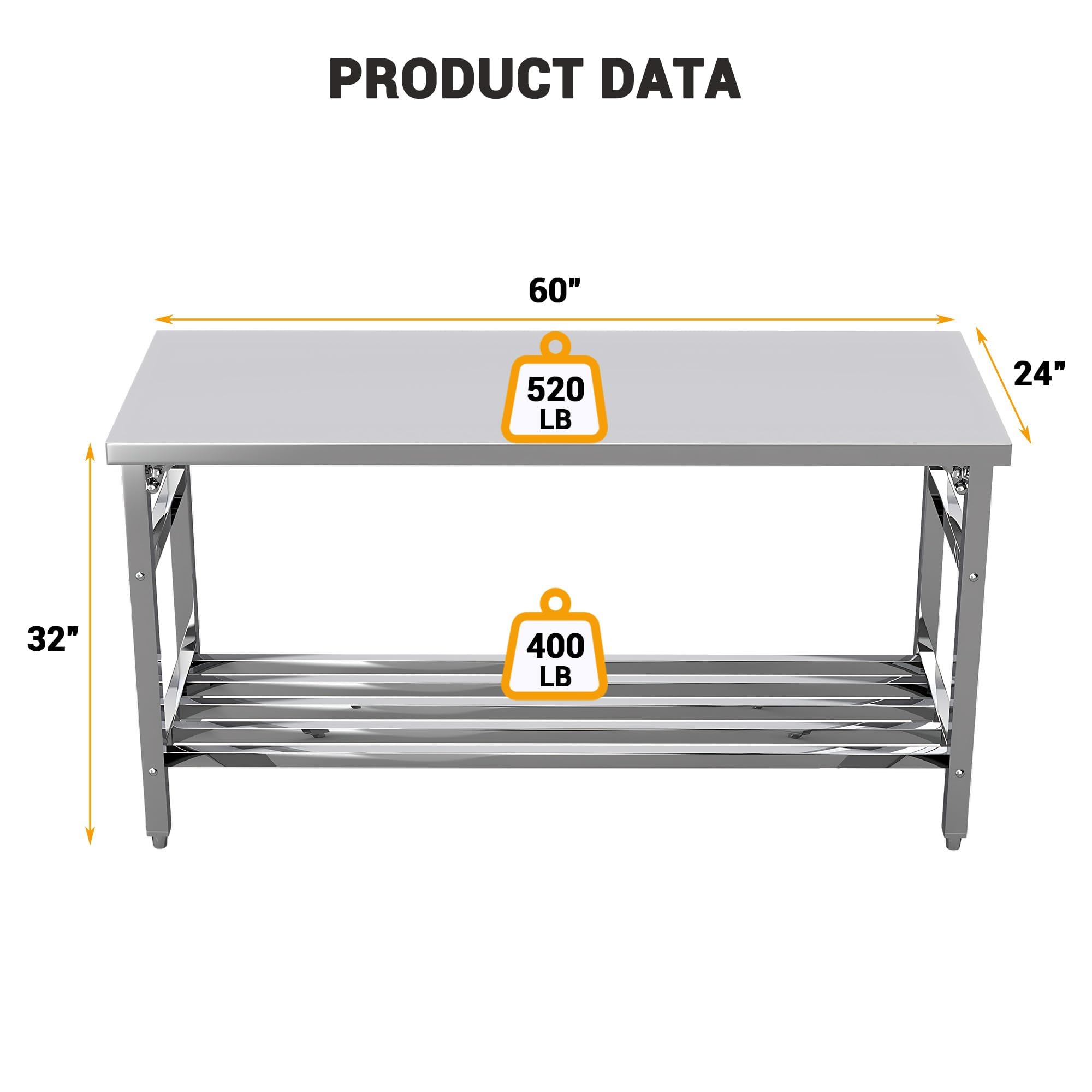 Table de préparation pliable e - Commercial Kitchen Tables avis et prix