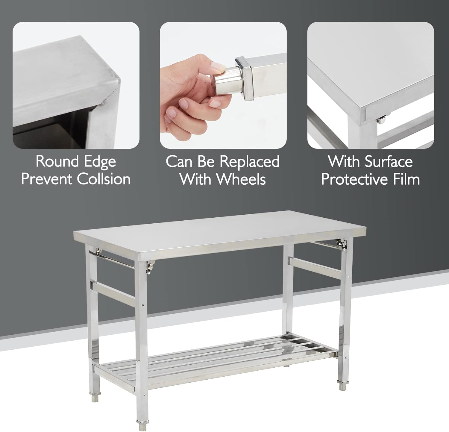 Table de préparation pliable e - Commercial Kitchen Tables avis et prix