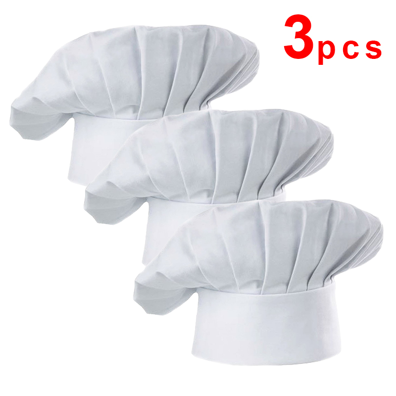 Lot de 3 toques de chef blanch - Commercial Kitchen Services avis et prix