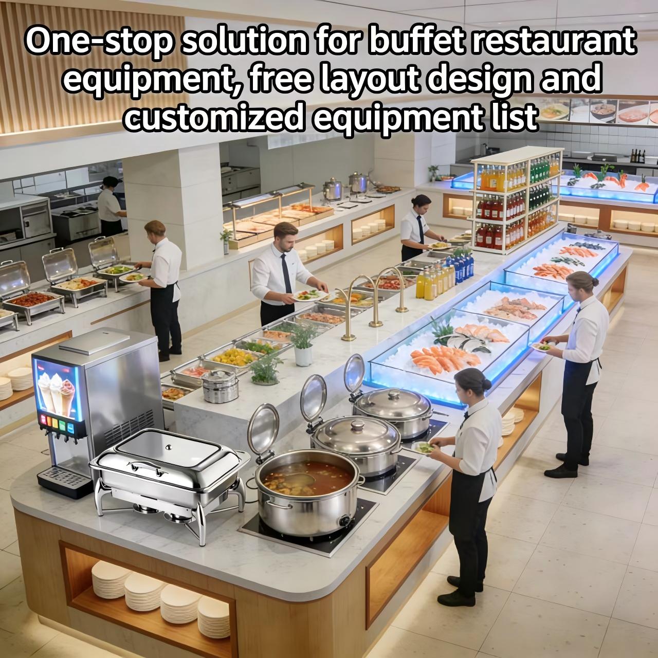 Ensemble d'équipements de rest - Commercial Kitchen Layouts avis et prix