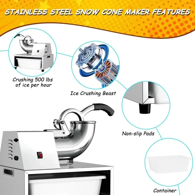 Nouvelle Machine à Glace Pilée - Commercial Kitchen Services avis et prix